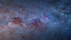 A photo of thousands of stars in the Milky Way