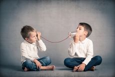 boys playing with sound