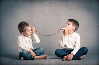 boys playing with sound