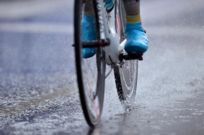 It was a wet race for the U23 men