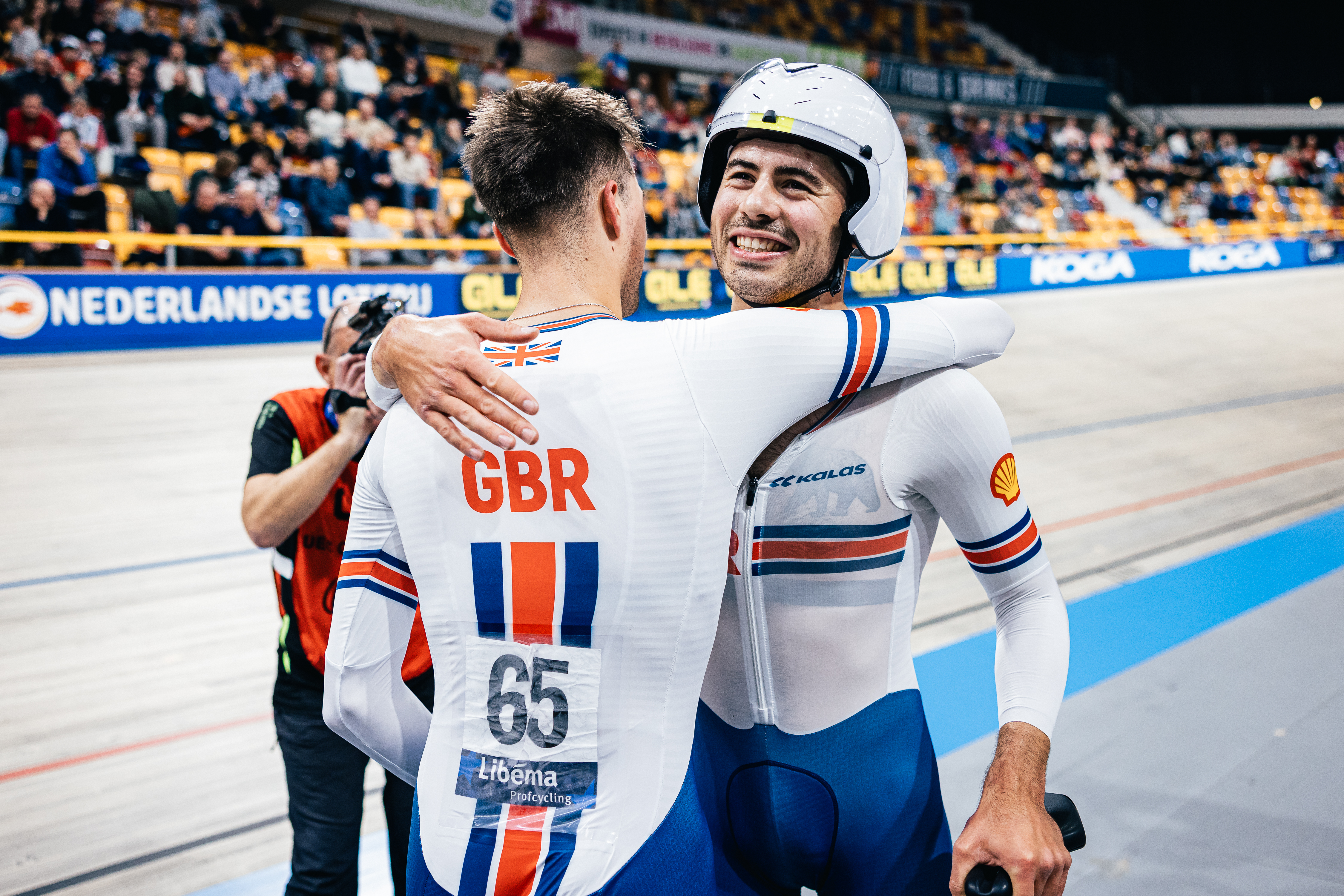 Charlie Tanfield riding for Great Britain