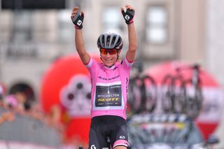 Annemiek van Vleuten wins stage ten of the Giro Rosa (Photo by Luc Claessen/Getty Images)