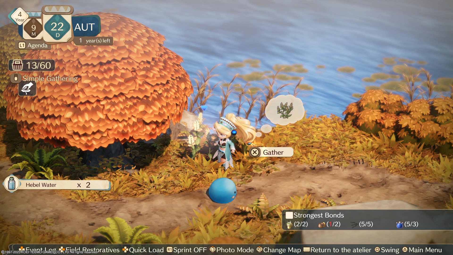 In Autumn, Marie explores a forest as she gathers alchemy ingredients in Atelier Marie Remake: The Alchemist of Salburg