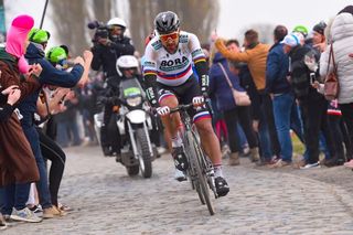 Peter Sagan on the cobbles