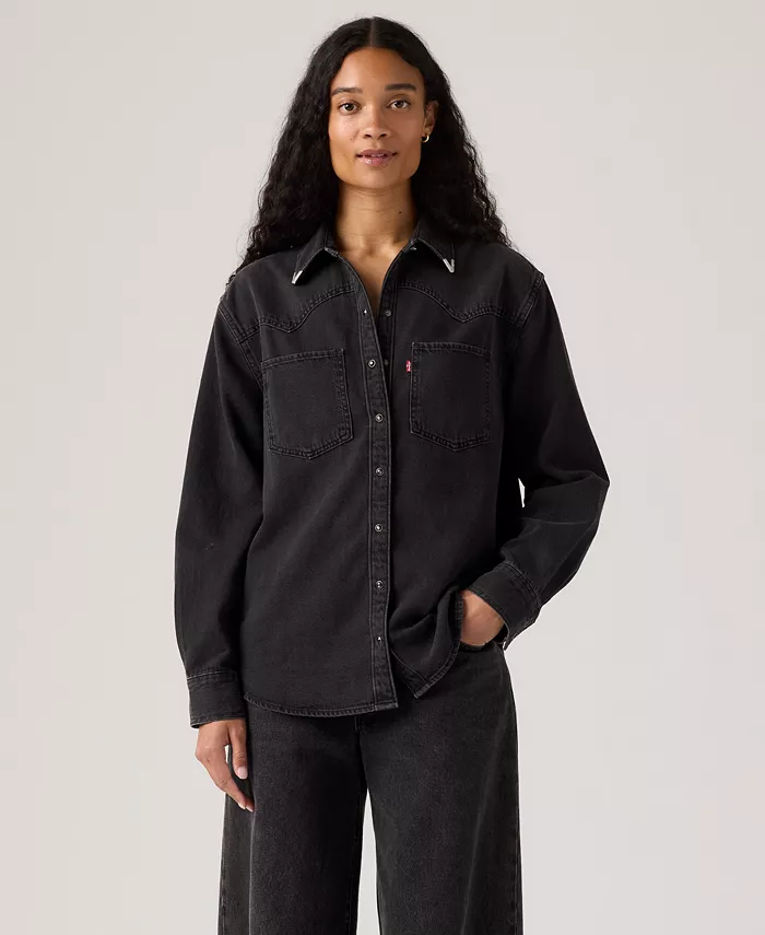 Levi, Premium Teodora Western Long Sleeve Shirt (Was $79.50)