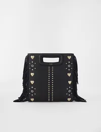 M LEATHER BAG WITH HEART STUDS was £260 now £208 (-20%)