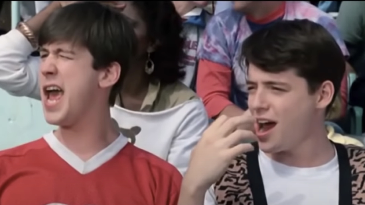Alan Ruck and Matthew Broderick in Ferris Bueller's Day Off