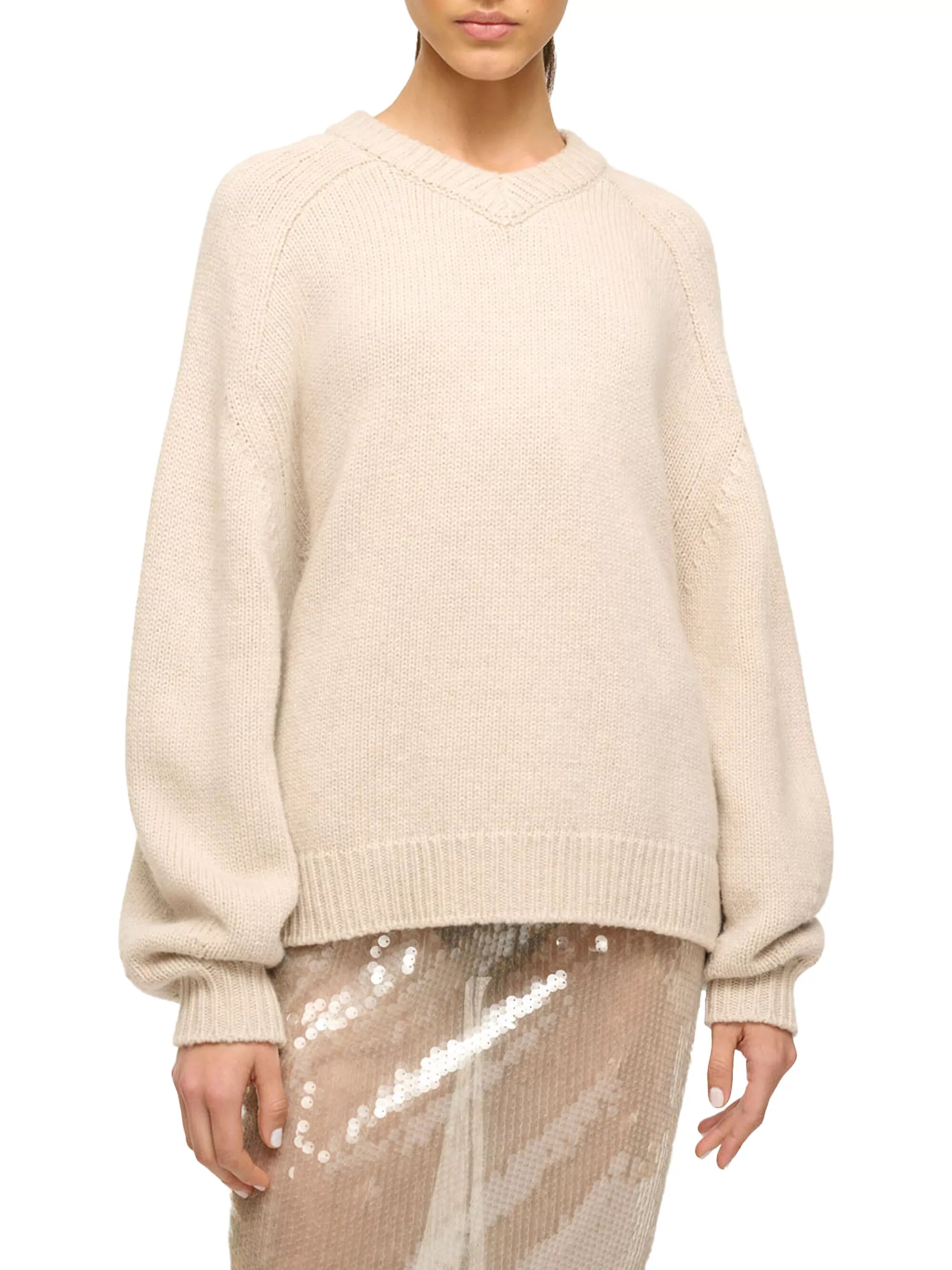 Wilson Wool-Blend V-Neck Sweater
