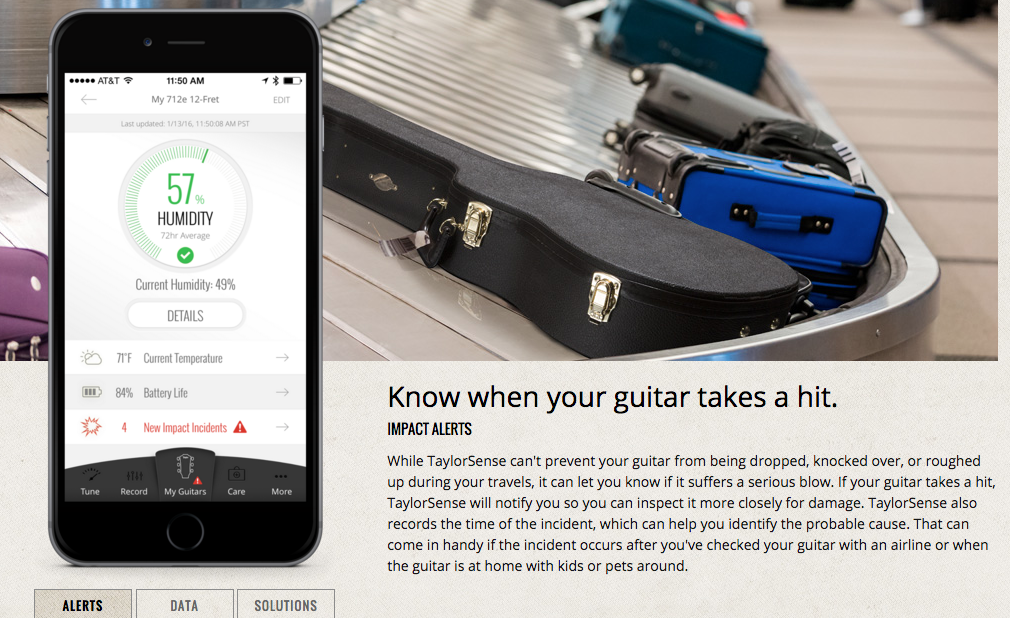 NAMM 2016 Taylor Introduces TaylorSense Guitar Health Monitoring System Guitar World