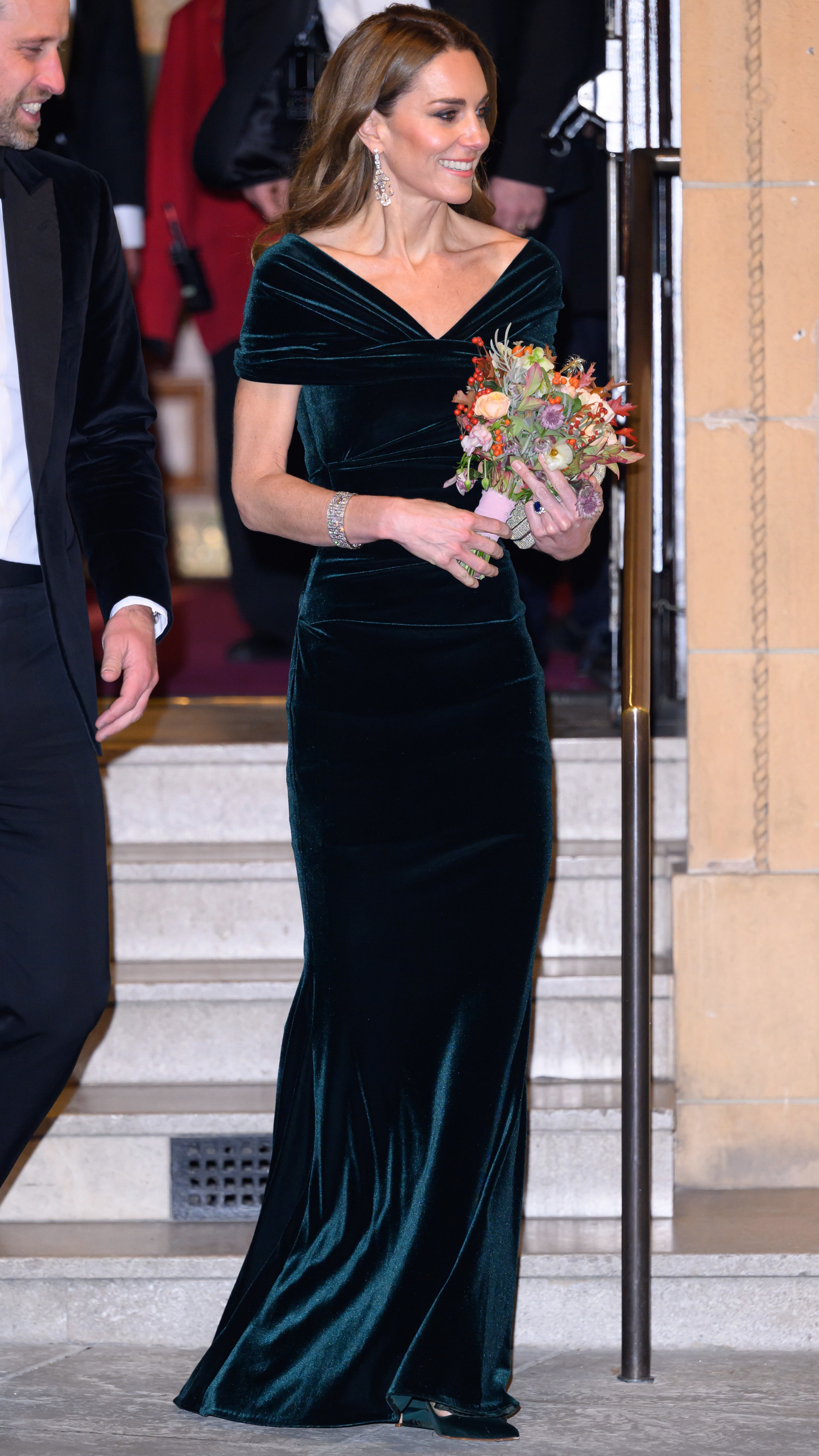Catherine, Princess of Wales departs after attending the Royal Variety Performance at Royal Albert Hall on November 19, 2025