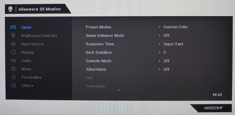 Alienware AW2523HF