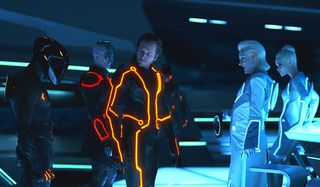 Tron Legacy Clu meets with Castor and Gem