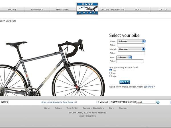 Cane Creek will soon post a handy online database that guides users through selecting the proper headset size for their frame.