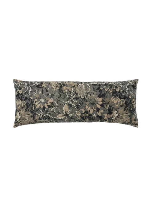 Oblong Floral Tapestry Decorative Pillow 