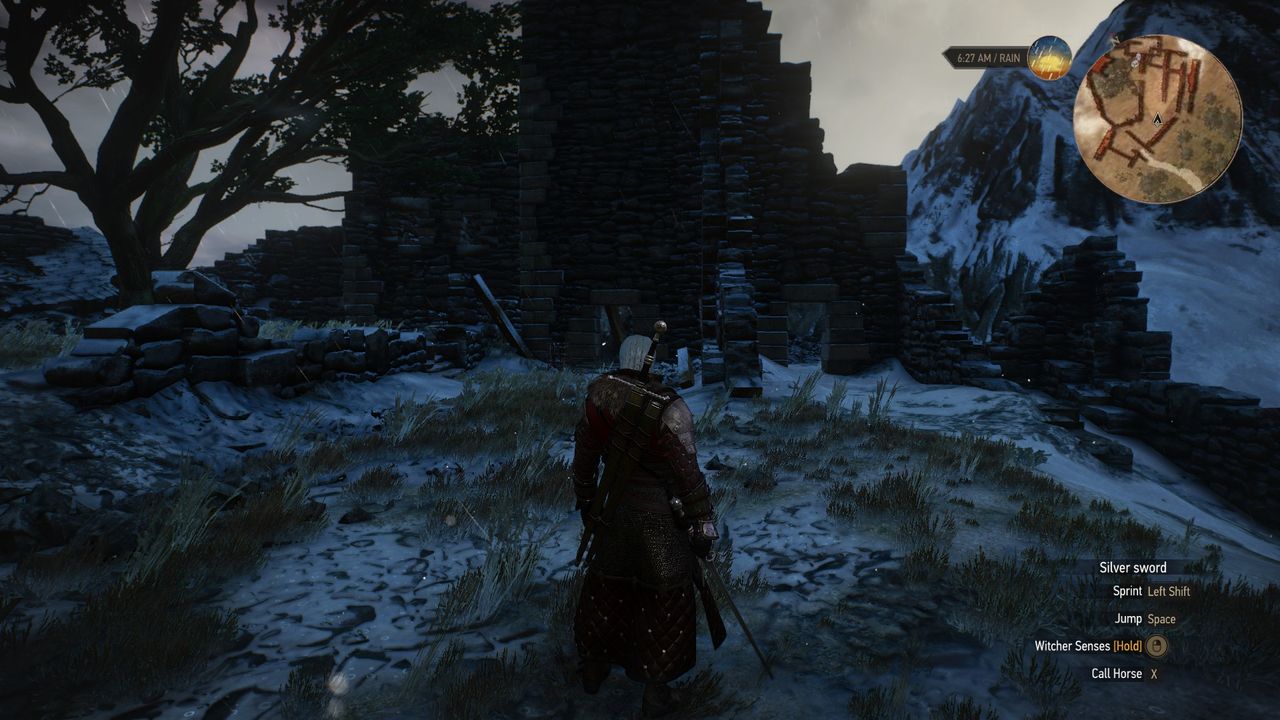 The Witcher 3 ursine silver sword