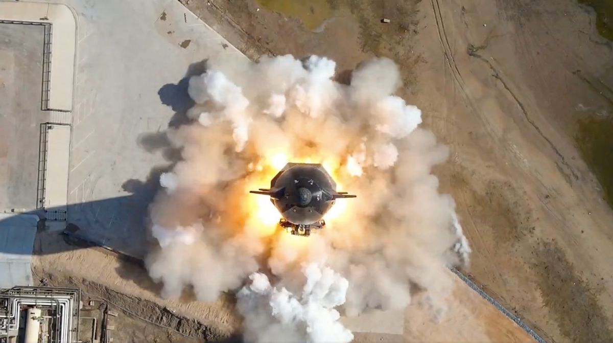 SpaceX a lancé un prototype de vaisseau spatial avant un vol d’essai