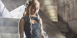 Emilia Clarke as Dany In Game of Thrones