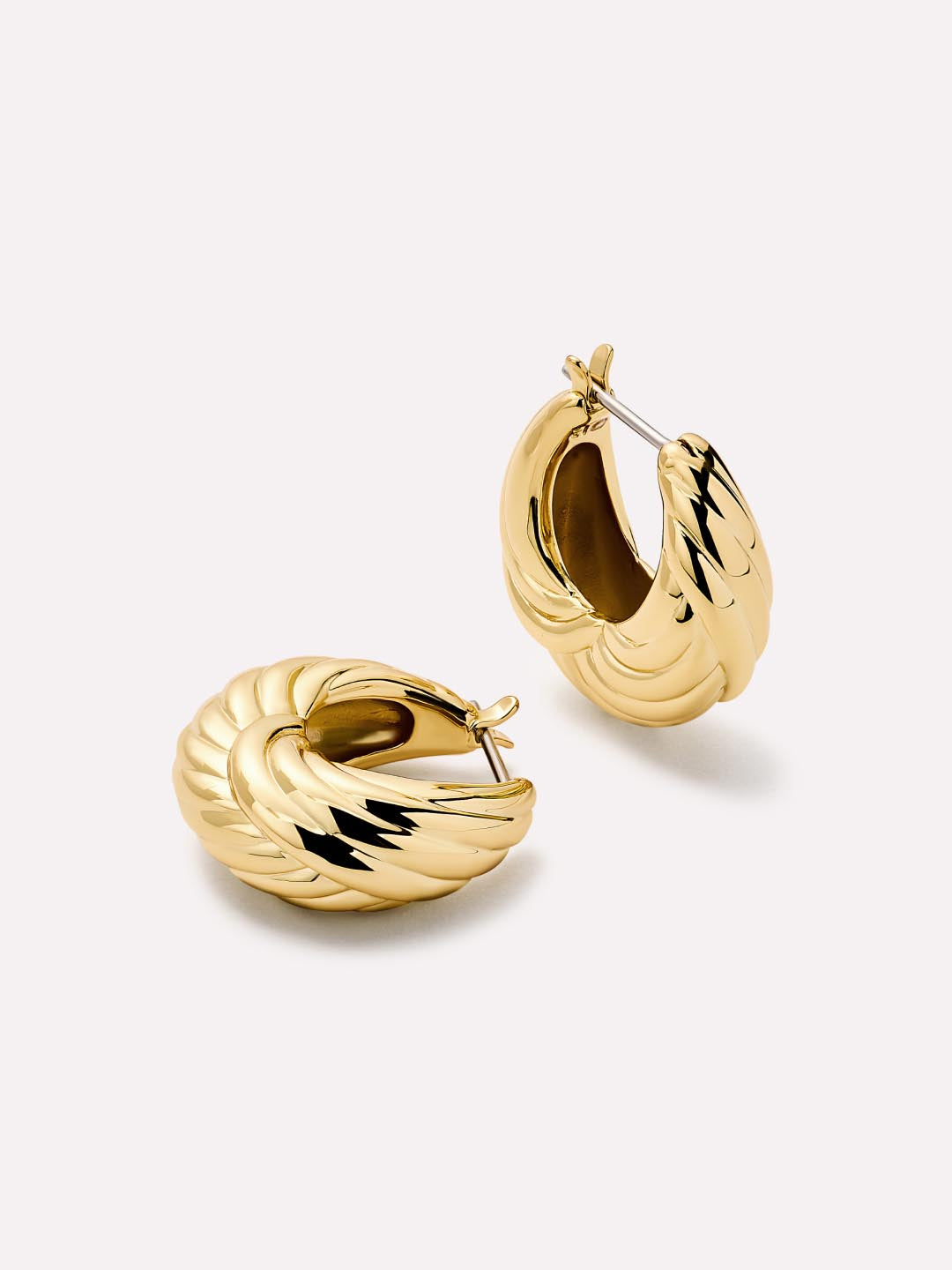 Gold Hoop Earrings - Tymie | Ana Luisa Jewelry