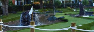 The Ryder Cup legends mini golf course at the Belfry