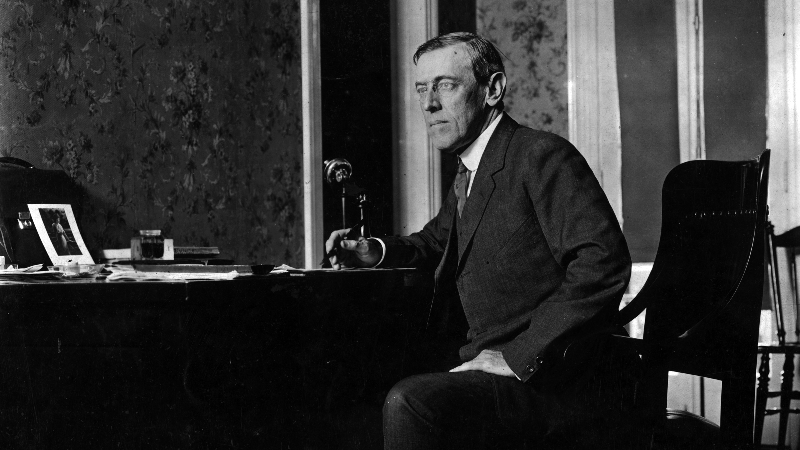 President Woodrow Wilson, shown here, signed the Standard Time Act in 1918, establishing U.S. time zones and daylight saving time, which would begin on March 31.
