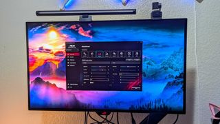 Image of the ASUS ROG Swift OLED 32 (PG32UCDM) gaming monitor.