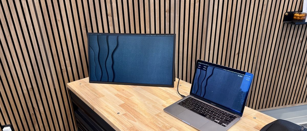 I reviewed this "portable" monitor from UPerfect - and it gives a full panel's worth of display on the go