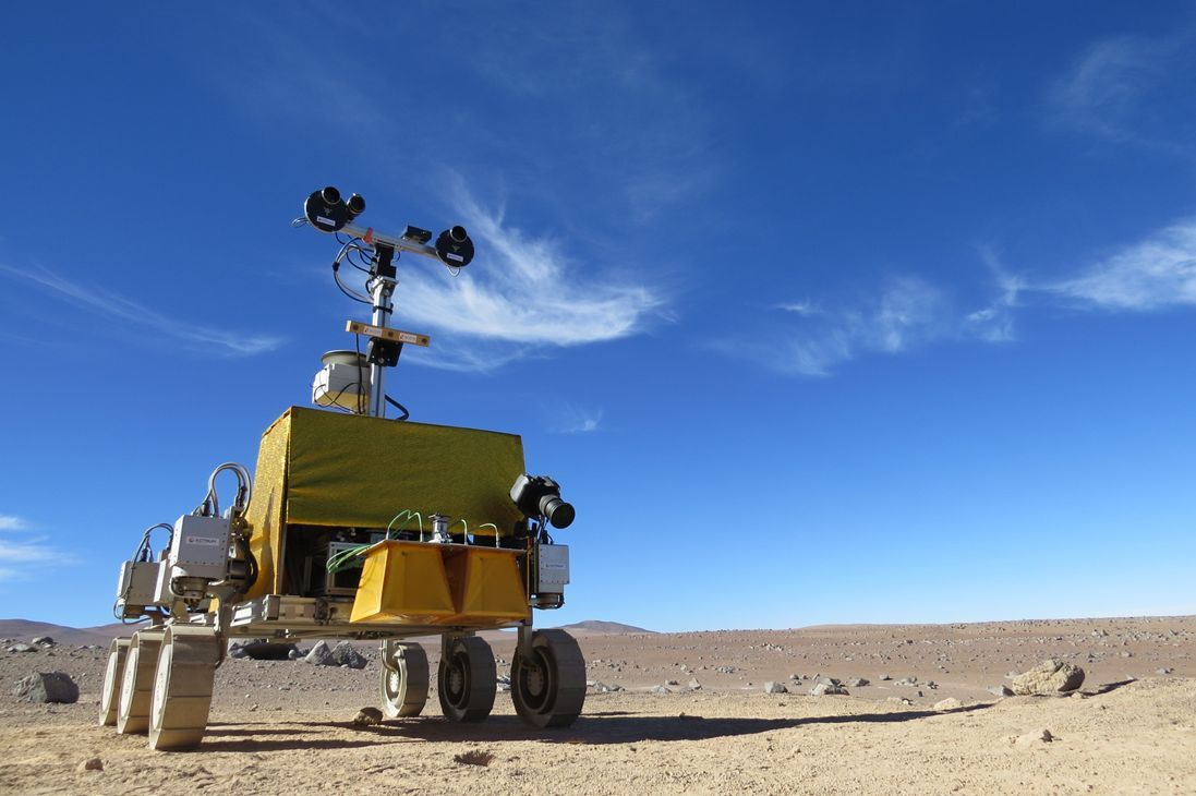 Europe&#039;s Mock Mars Rover &#039;Bridget&#039; in Chile