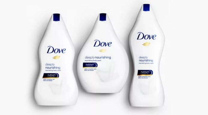 Dove body wash. 