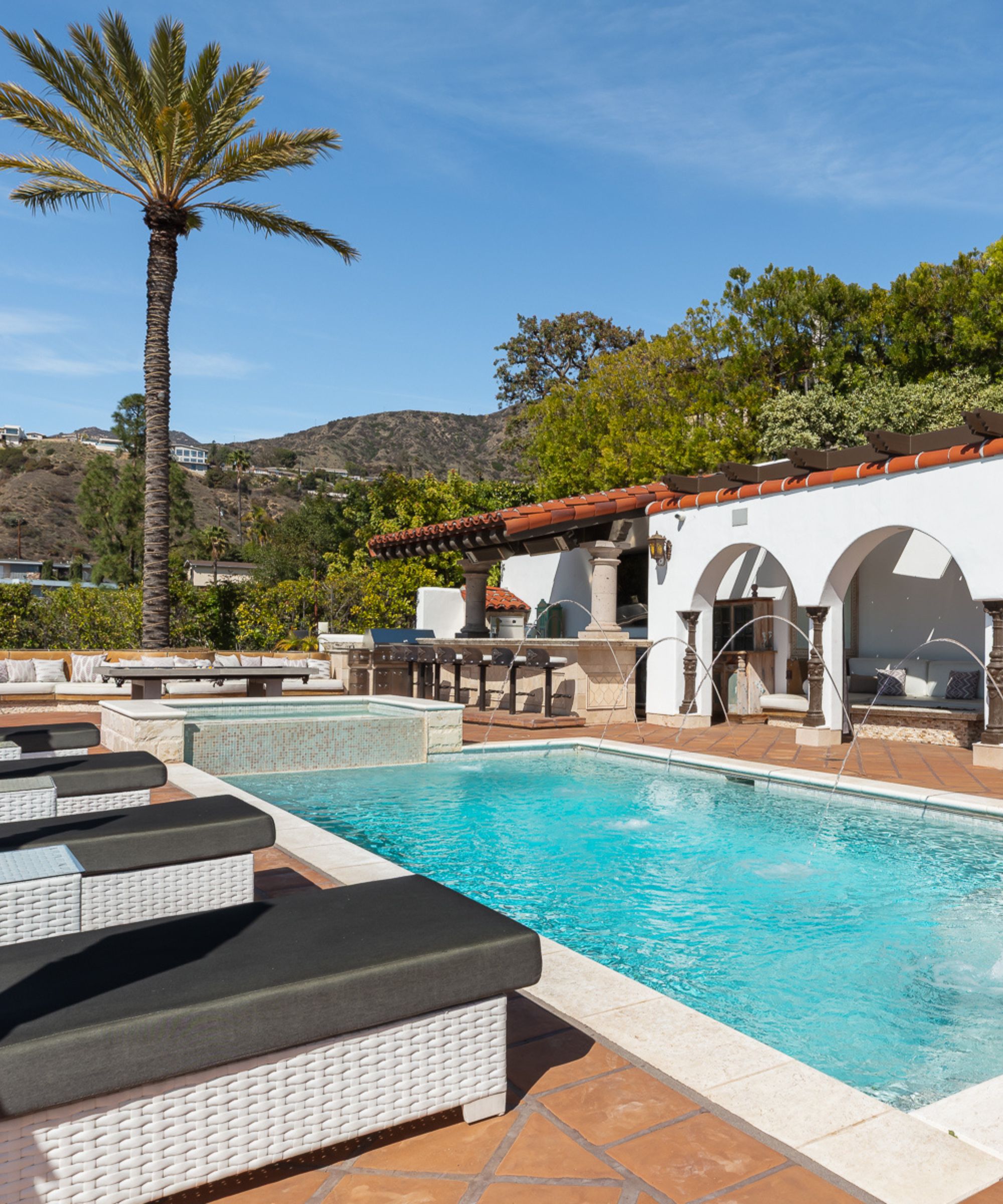 Mario Lopez's pool