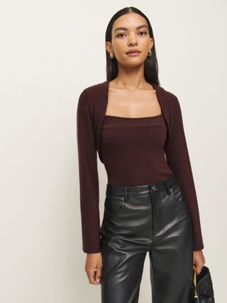 Chloe Knit Shrug Set