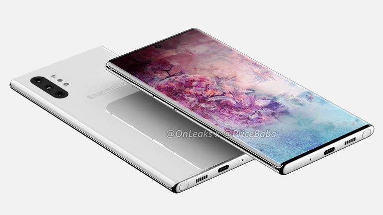 image leakée du Samsung Galaxy Note 10