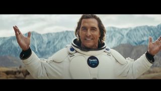Matthew McConaughey starring in Salesforce's advert