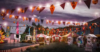 It's Halloween night and a spooktacular fair has been set up in Hollyoaks…