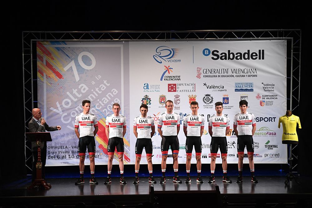 UAE Team Emirates at Volta a la Comunitat Valenciana 2019 - Team Presentation