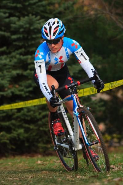 Katie Compton rides solo