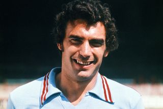 Trevor Brooking in an official photo with West Ham in 1976.