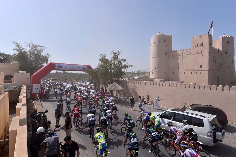 The race gets underway