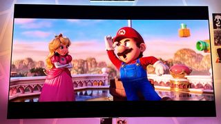 Super Mario Bros. movie on LG G3 OLED TV