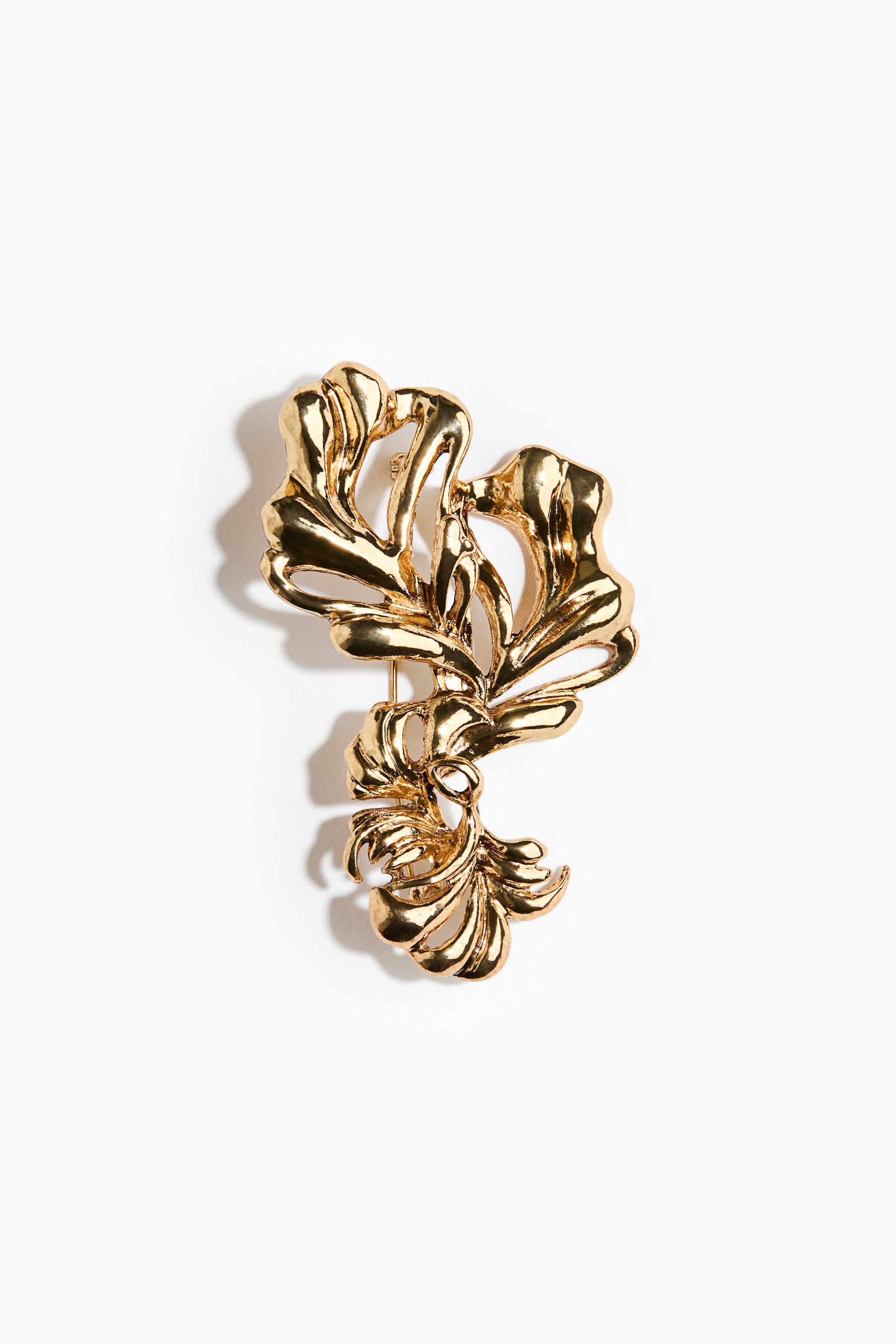 Metal Brooch - Gold-Coloured