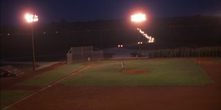 Cars rolling in during the final scene of Field of Dreams