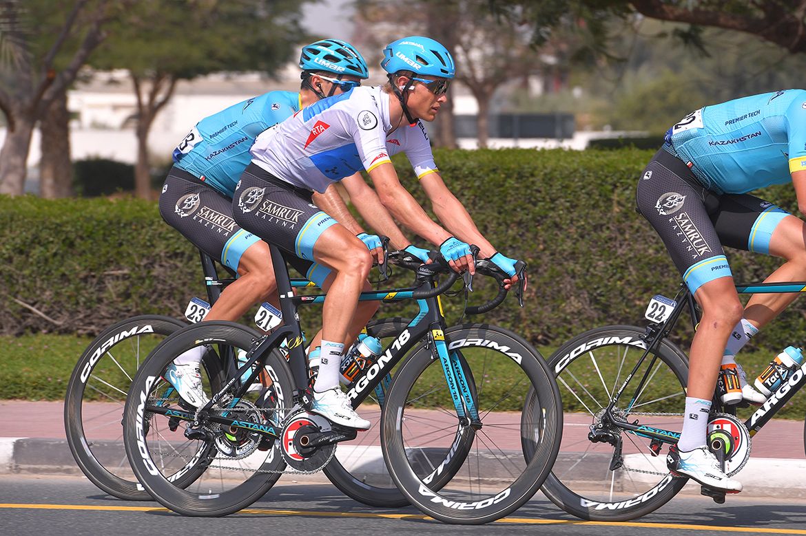 Magnus Cort (Astana) at the Dubai Tour.