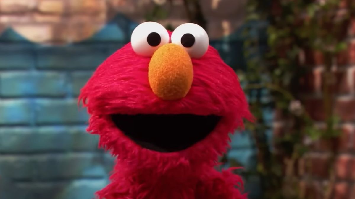 Elmo on Sesame Street