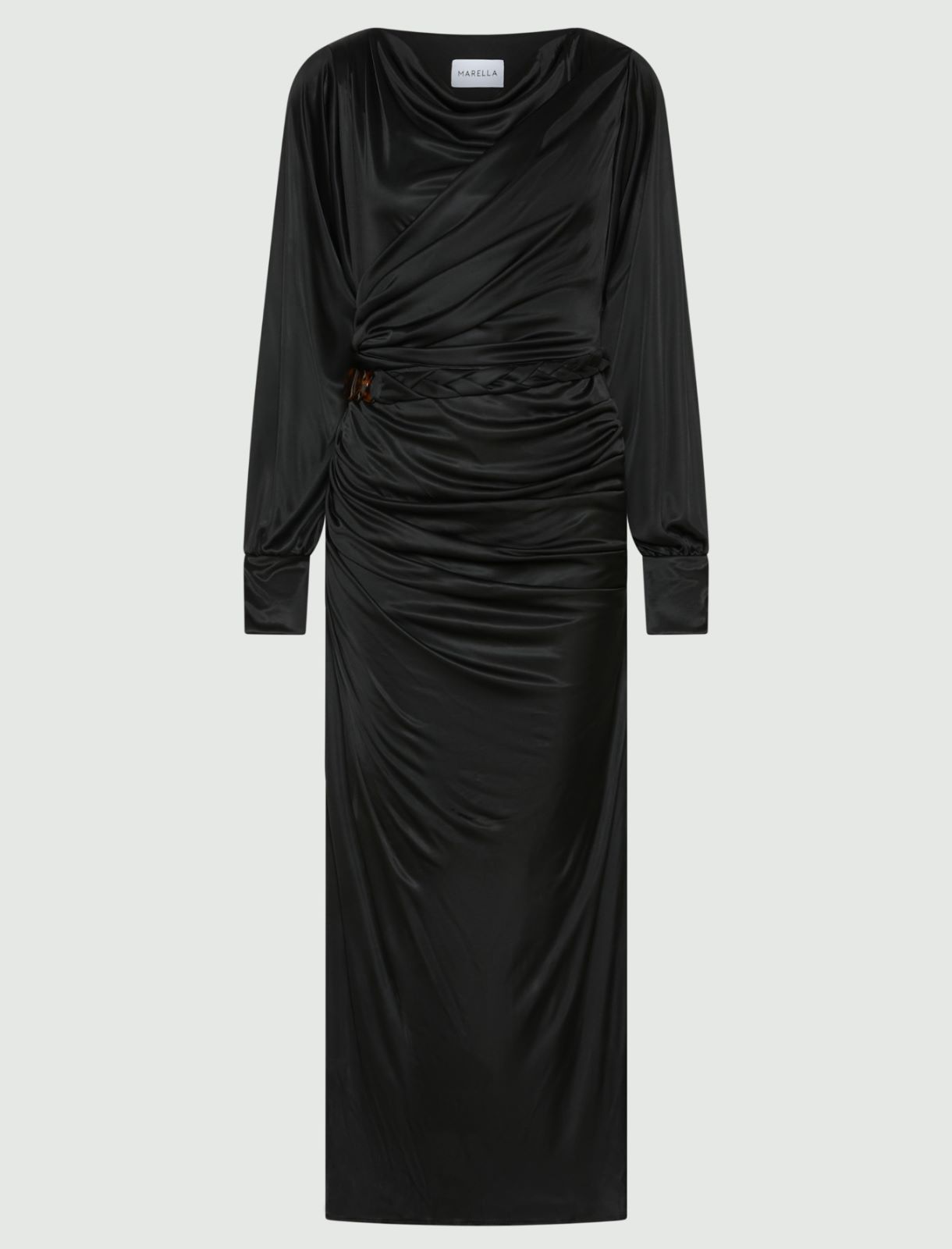 Long Jersey Dress - Black