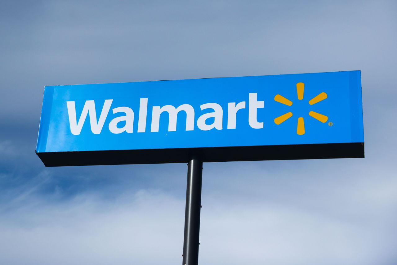 A Walmart sign seen in Illinois. 