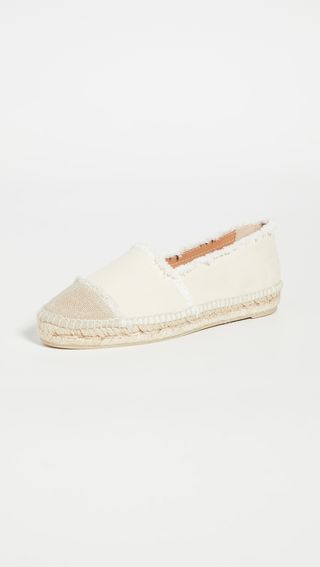 Weiße Espadrille-Schuhe