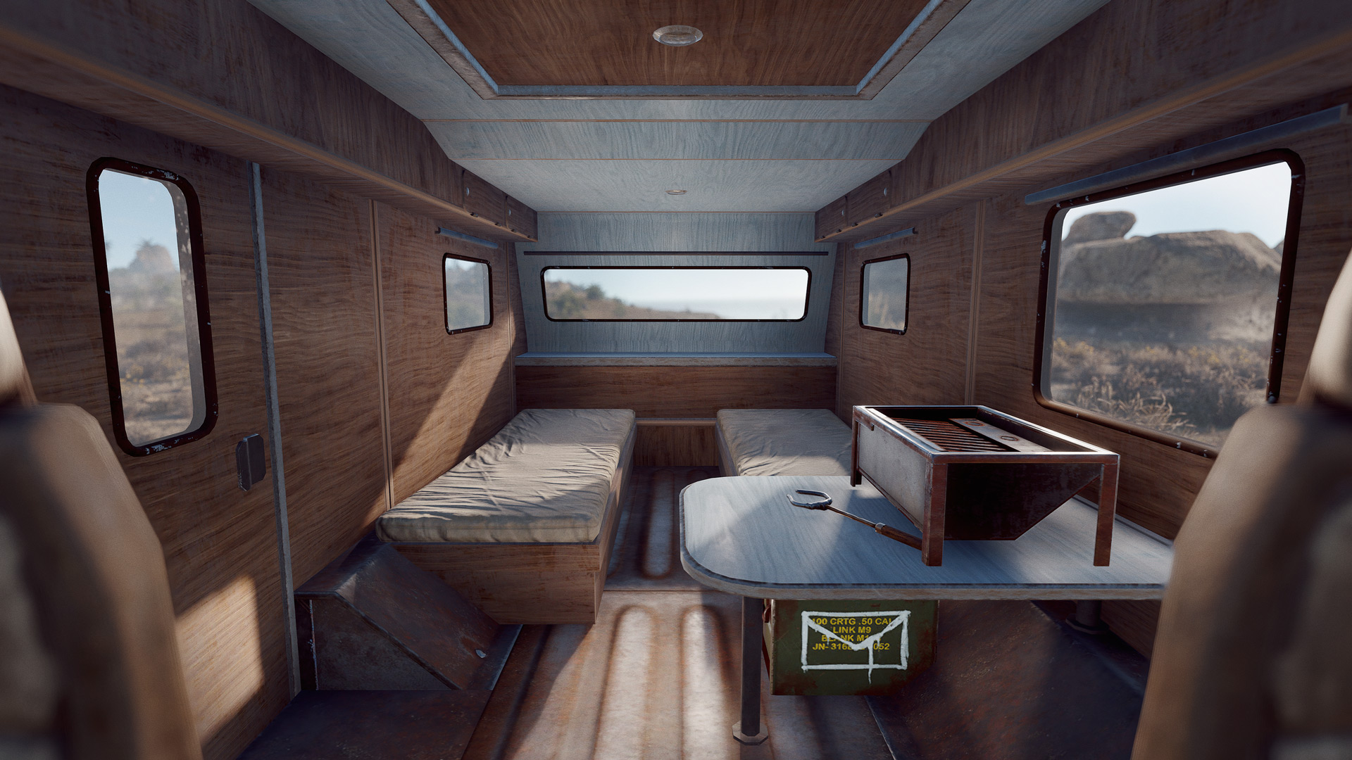 Rust Camper Van