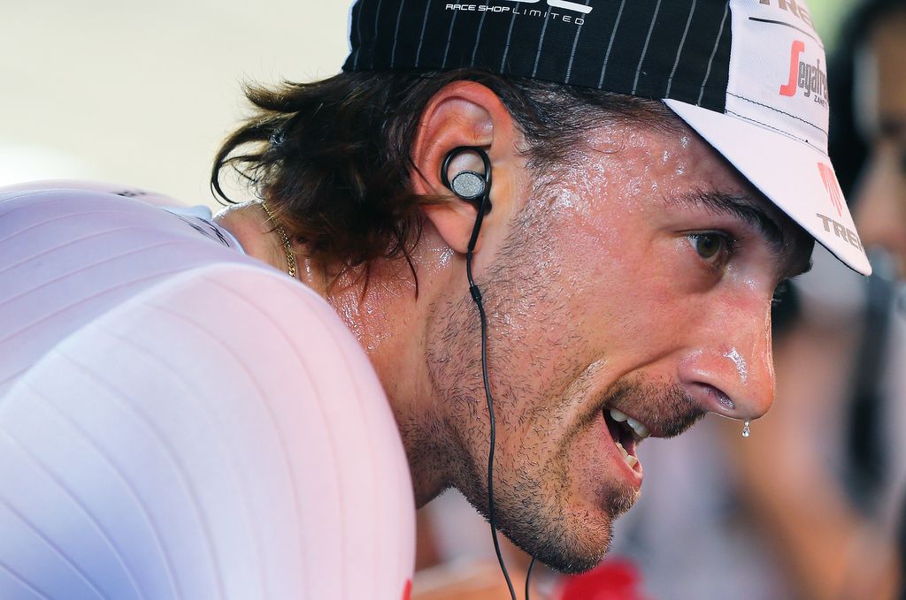 Fabian Cancellara (Trek Segafredo) warming up