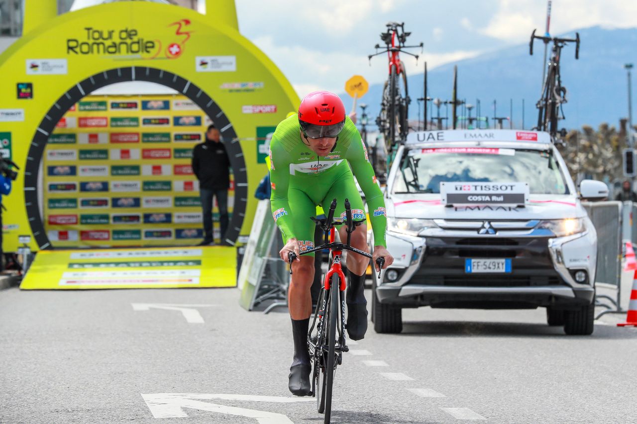 Costa out on course