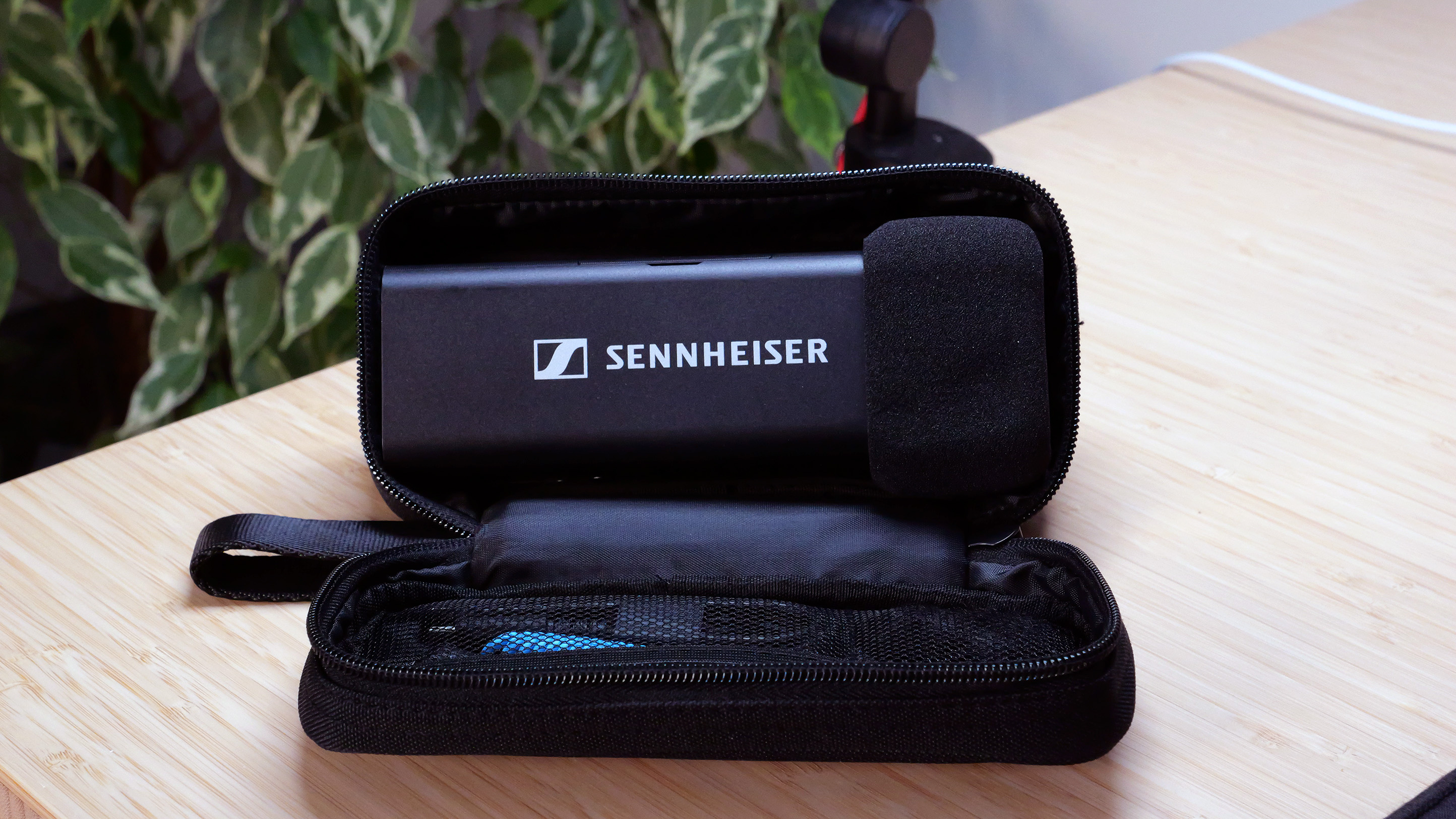 Sennheiser Profile Wireless microphone kit inside soft carry case