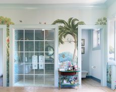 Decorative bathroom ABH Interiors bathroom mural